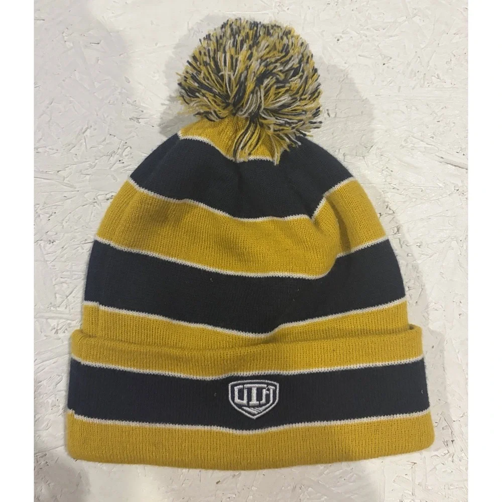 Old Time Hockey St Louis Blues Beanie Hat Cap NHL Blue Yellow Mens Comfort